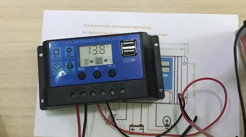 PWM Solar Charge Controller Settings