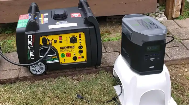 Charging Solar Batteries with a Generator
