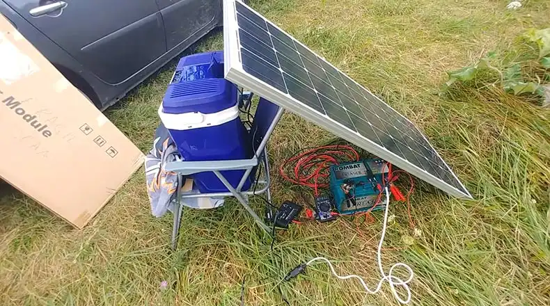 Will a 100W Solar Panel Run a 12V Fridge