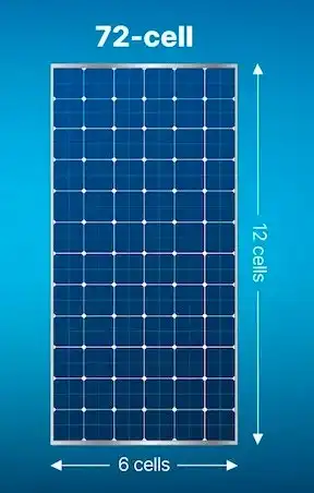 72 cell solar panel