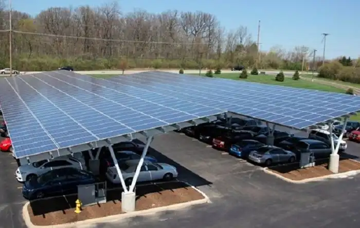 Solar car station