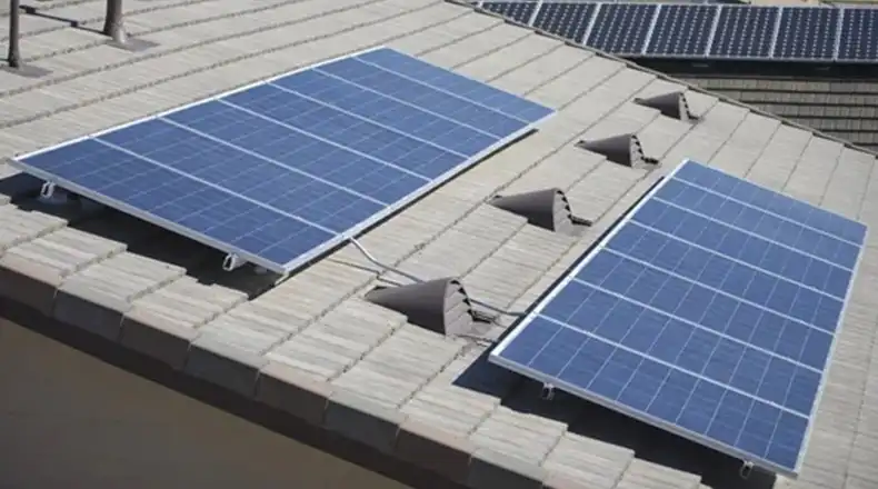 Solar Panels on a Gambrel Roof