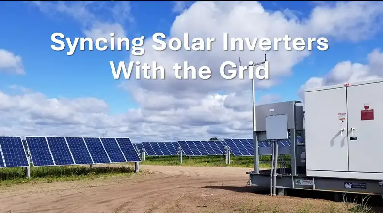 How Does a Solar Inverter Synchronize with Grid