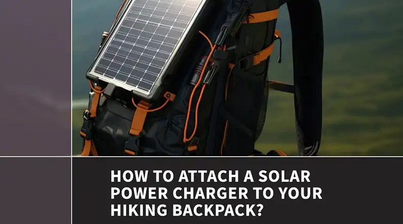 How to Attach a Solar Power Charger to Your Hiking Backpack