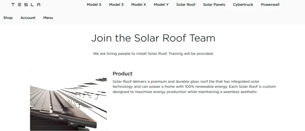 Join the Tesla Solar Roof Team Directly